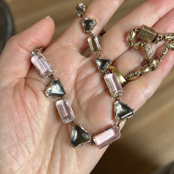 Larkspur and Hawk necklace